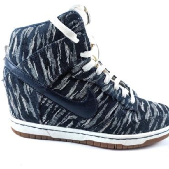 Nike Shoes | Sold Nike Dunk Sky Hi Premium Armory Navy Wedge | Poshmark